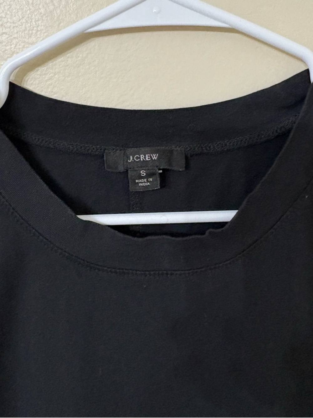 J.Crew Midi T-shirt dress in black size - Picture 6 of 8